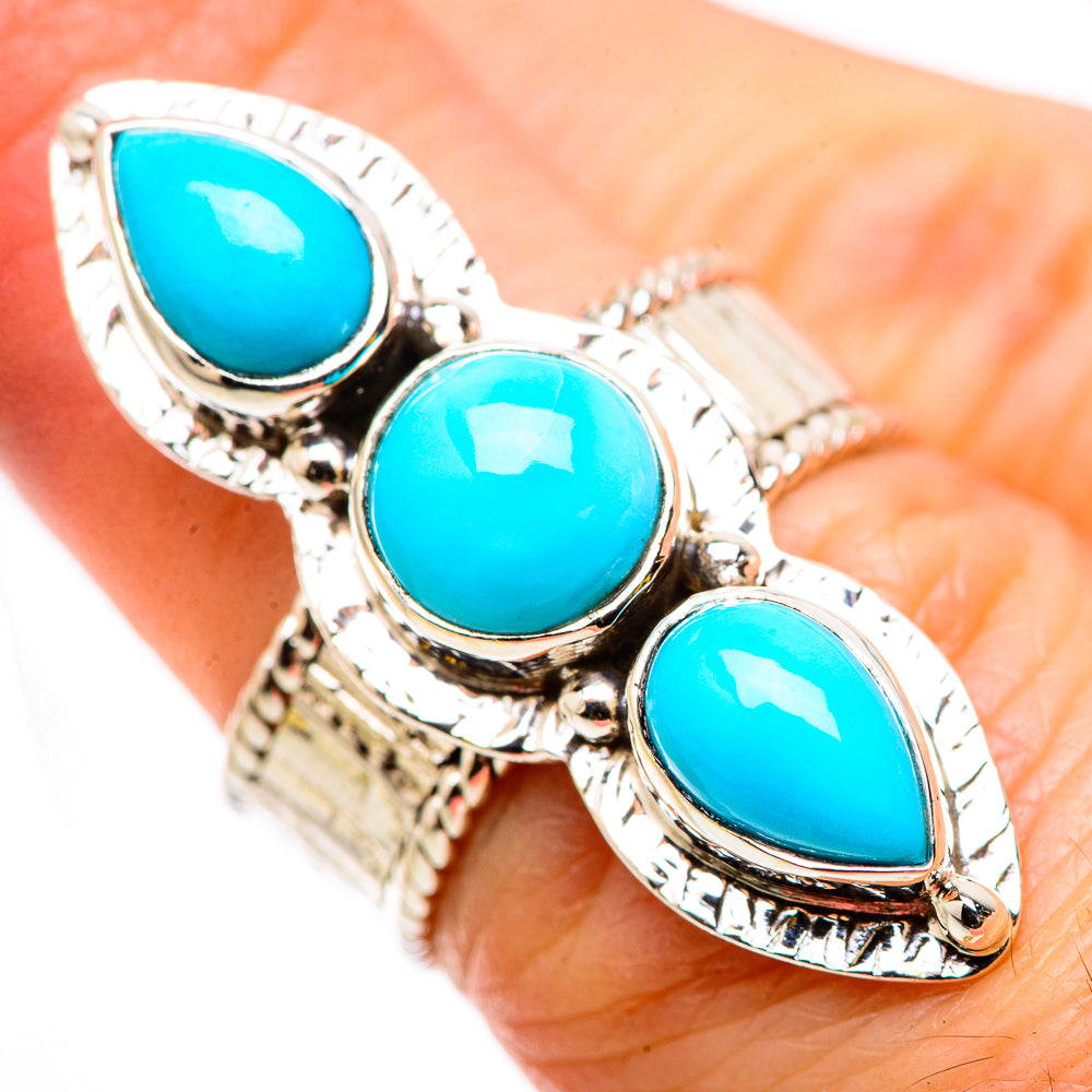 Larimar Rings handcrafted by Ana Silver Co - RING131074