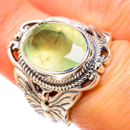 Prehnite Rings handcrafted by Ana Silver Co - RING131081