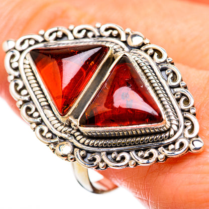 Baltic Amber Rings handcrafted by Ana Silver Co - RING131099