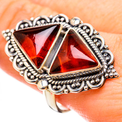 Baltic Amber Rings handcrafted by Ana Silver Co - RING131123