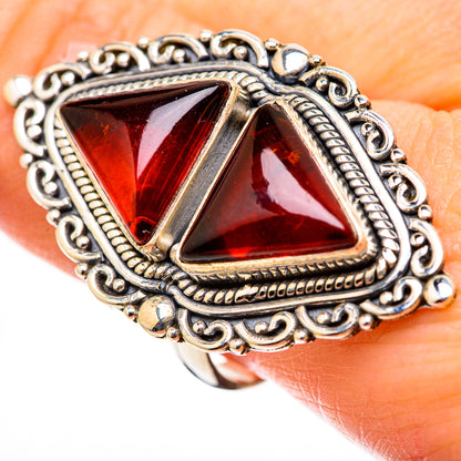 Baltic Amber Rings handcrafted by Ana Silver Co - RING131124