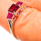 Ruby Rings handcrafted by Ana Silver Co - RING131125