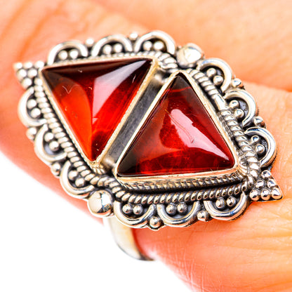 Baltic Amber Rings handcrafted by Ana Silver Co - RING131132
