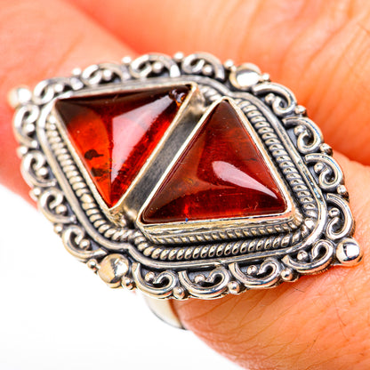 Baltic Amber Rings handcrafted by Ana Silver Co - RING131143