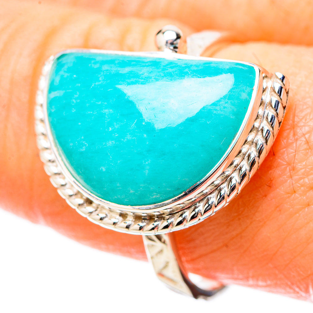 Amazonite Rings handcrafted by Ana Silver Co - RING131154