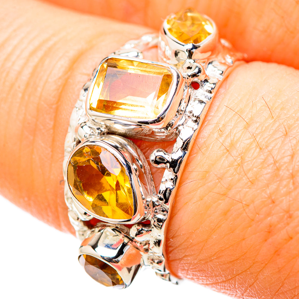 Citrine Rings handcrafted by Ana Silver Co - RING131157