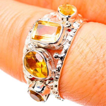 Citrine Rings handcrafted by Ana Silver Co - RING131157