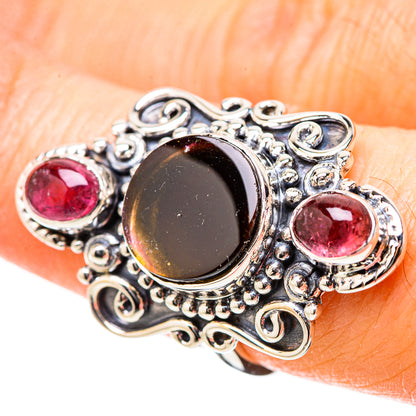 Watermelon Tourmaline Rings handcrafted by Ana Silver Co - RING131170