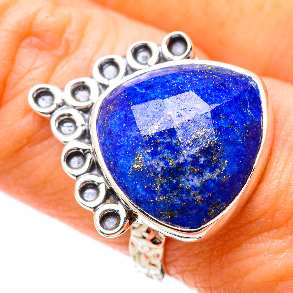 Lapis Lazuli Rings handcrafted by Ana Silver Co - RING131176