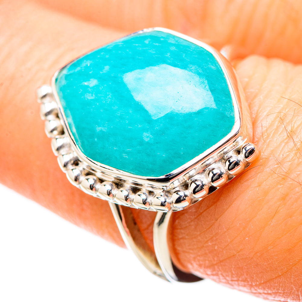 Amazonite Rings handcrafted by Ana Silver Co - RING131178