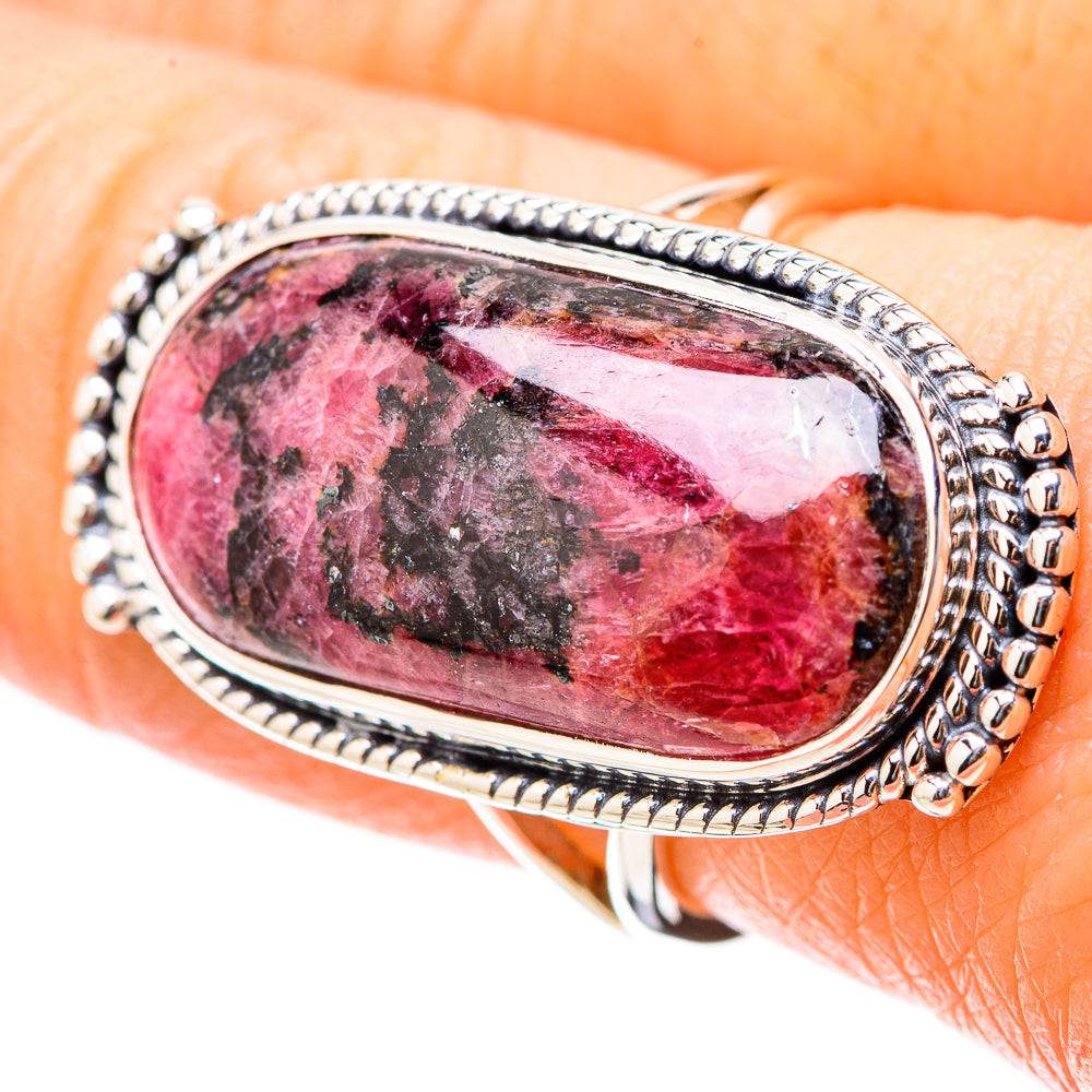 Rhodonite Rings handcrafted by Ana Silver Co - RING131180