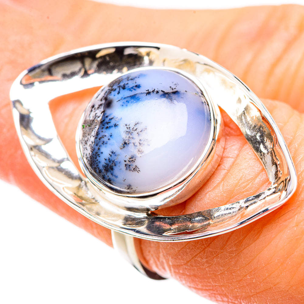 Dendritic Opal Rings handcrafted by Ana Silver Co - RING131187