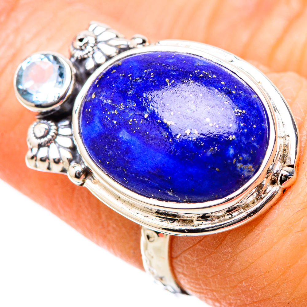 Lapis Lazuli Rings handcrafted by Ana Silver Co - RING131195