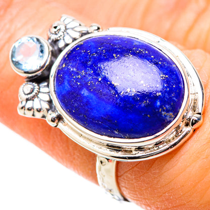 Lapis Lazuli Rings handcrafted by Ana Silver Co - RING131195