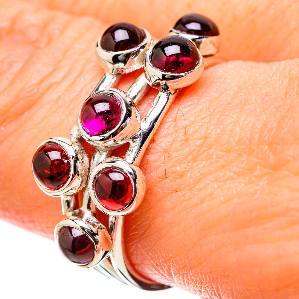 Garnet Rings handcrafted by Ana Silver Co - RING131199