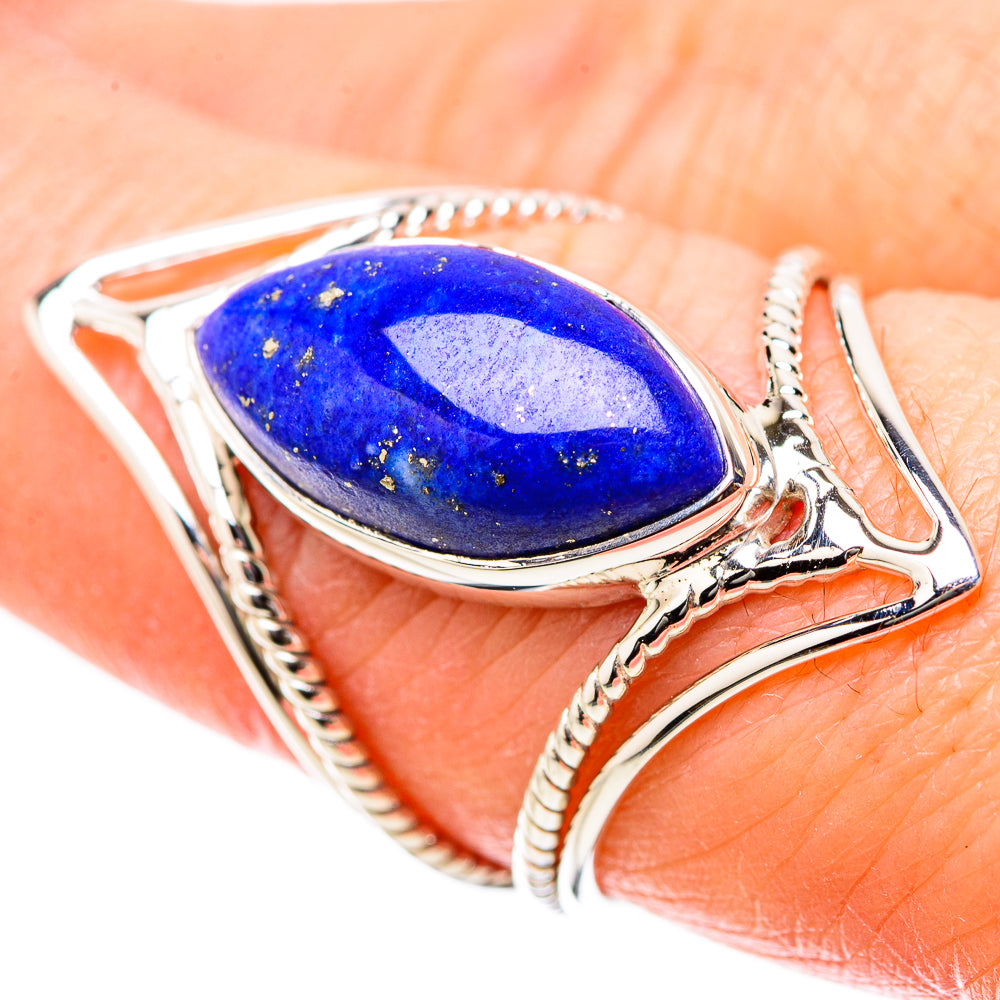 Lapis Lazuli Rings handcrafted by Ana Silver Co - RING131210