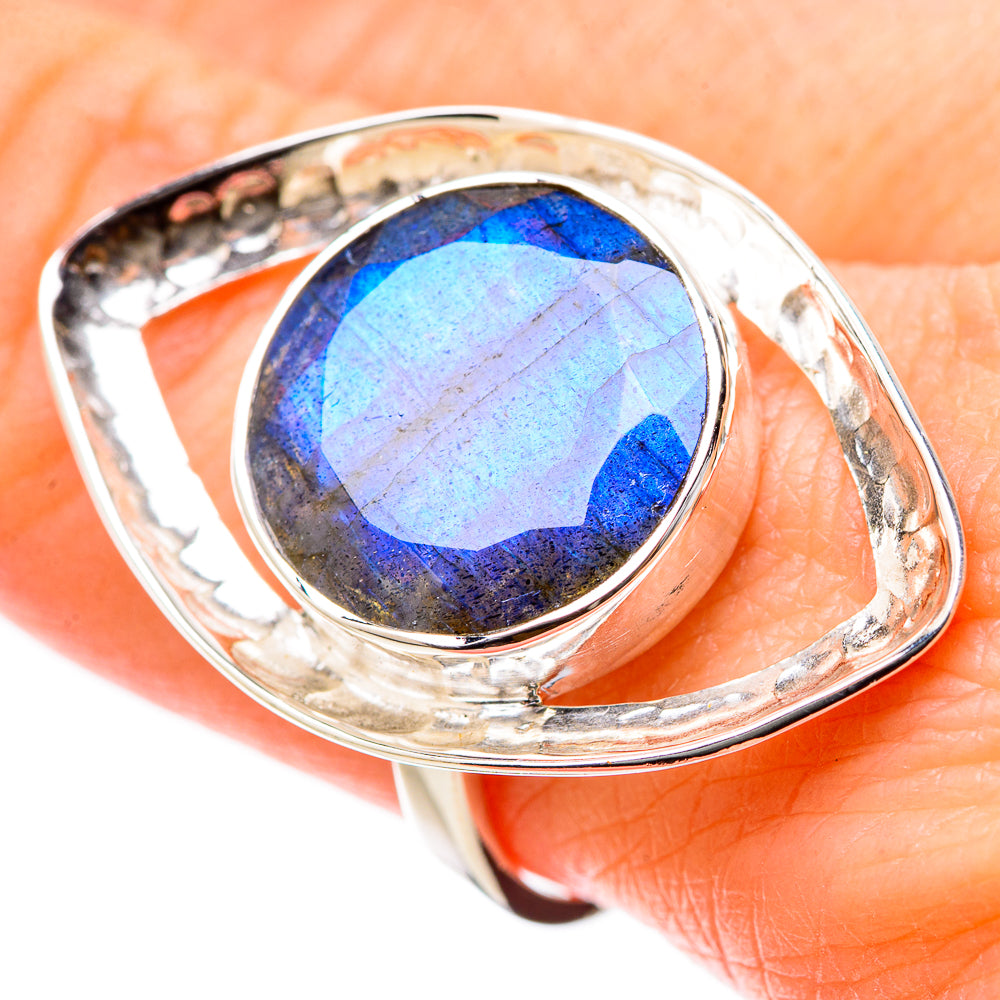 Labradorite Rings handcrafted by Ana Silver Co - RING131212