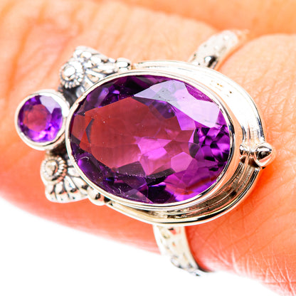 Amethyst Rings handcrafted by Ana Silver Co - RING131215