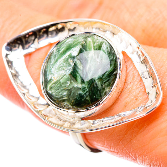 Seraphinite Rings handcrafted by Ana Silver Co - RING131221