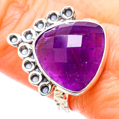 Amethyst Rings handcrafted by Ana Silver Co - RING131232
