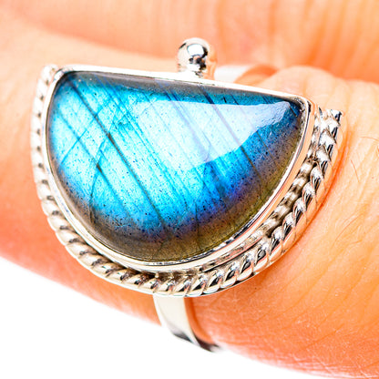 Labradorite Rings handcrafted by Ana Silver Co - RING131236