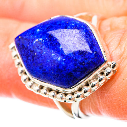 Lapis Lazuli Rings handcrafted by Ana Silver Co - RING131237