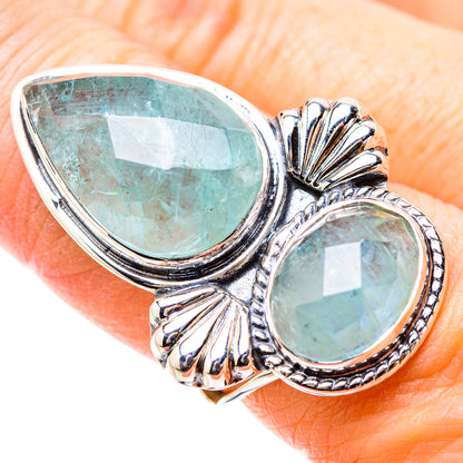 Aquamarine Rings handcrafted by Ana Silver Co - RING131259