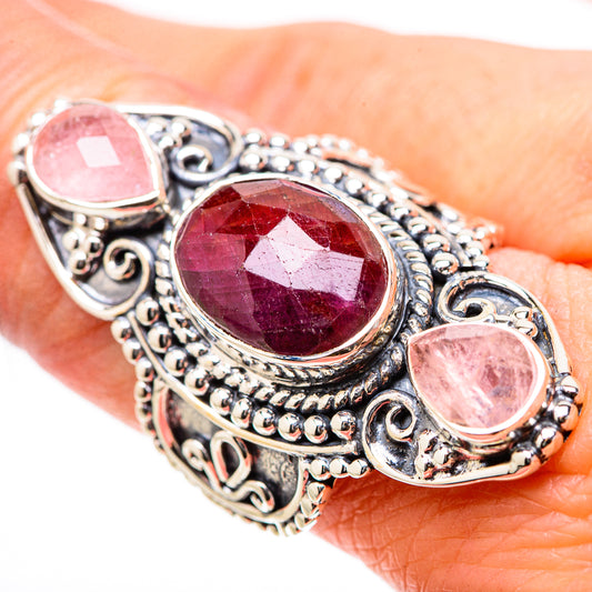 Ruby Rings handcrafted by Ana Silver Co - RING131278