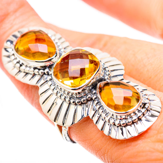 Citrine Rings handcrafted by Ana Silver Co - RING131295