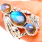 Labradorite Rings handcrafted by Ana Silver Co - RING131300
