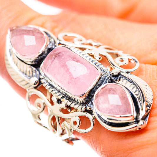 Morganite Rings handcrafted by Ana Silver Co - RING131304