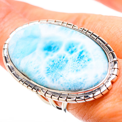Larimar Rings handcrafted by Ana Silver Co - RING131322