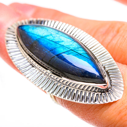 Labradorite Rings handcrafted by Ana Silver Co - RING131323