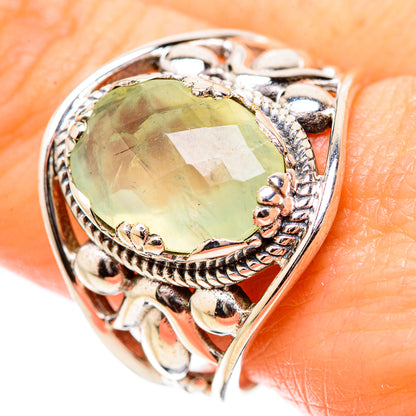 Prehnite Rings handcrafted by Ana Silver Co - RING131334