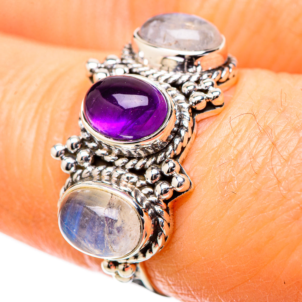 Amethyst Rings handcrafted by Ana Silver Co - RING131362