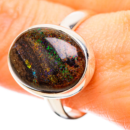 Andamooka Opal Rings handcrafted by Ana Silver Co - RING131370