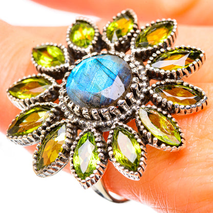 Labradorite Rings handcrafted by Ana Silver Co - RING131393