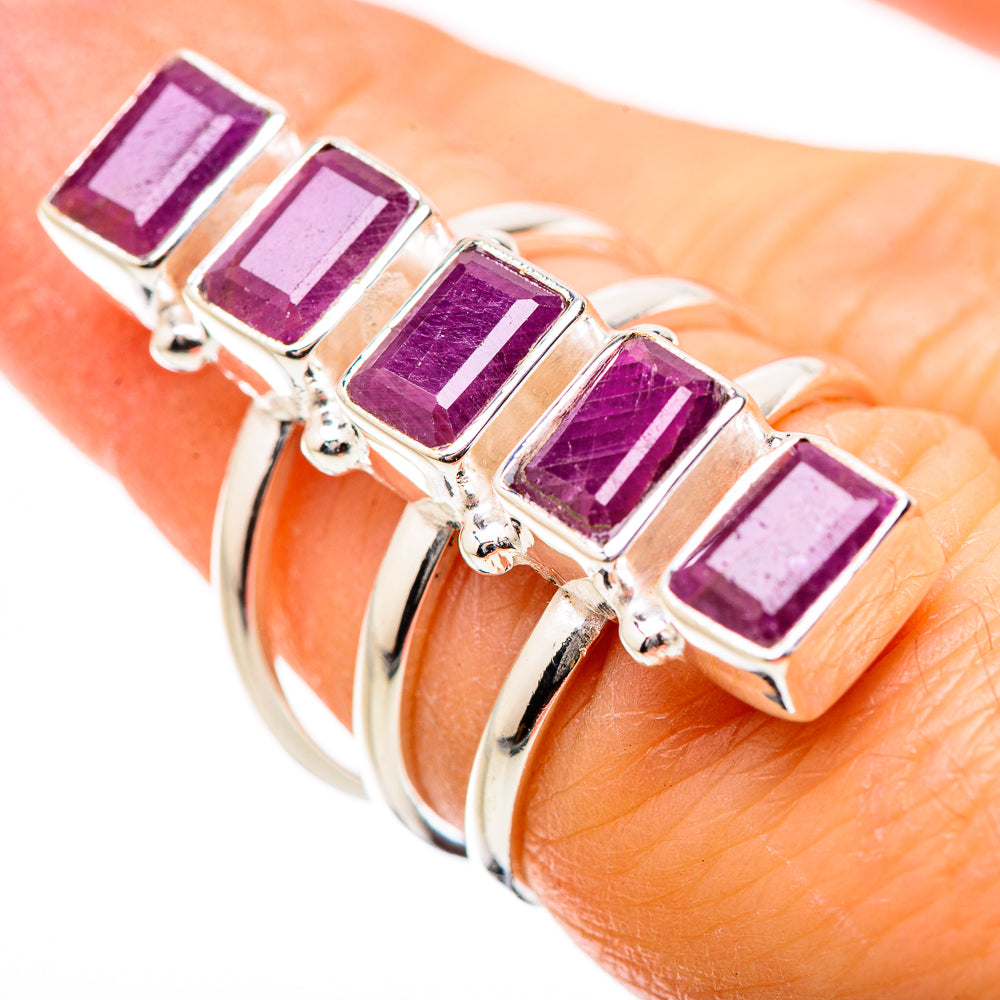 Ruby Rings handcrafted by Ana Silver Co - RING131400