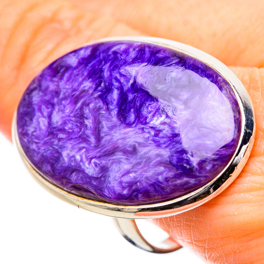 Charoite Rings handcrafted by Ana Silver Co - RING131401
