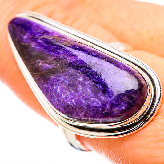 Charoite Rings handcrafted by Ana Silver Co - RING131403