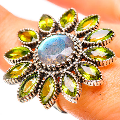 Labradorite Rings handcrafted by Ana Silver Co - RING131415