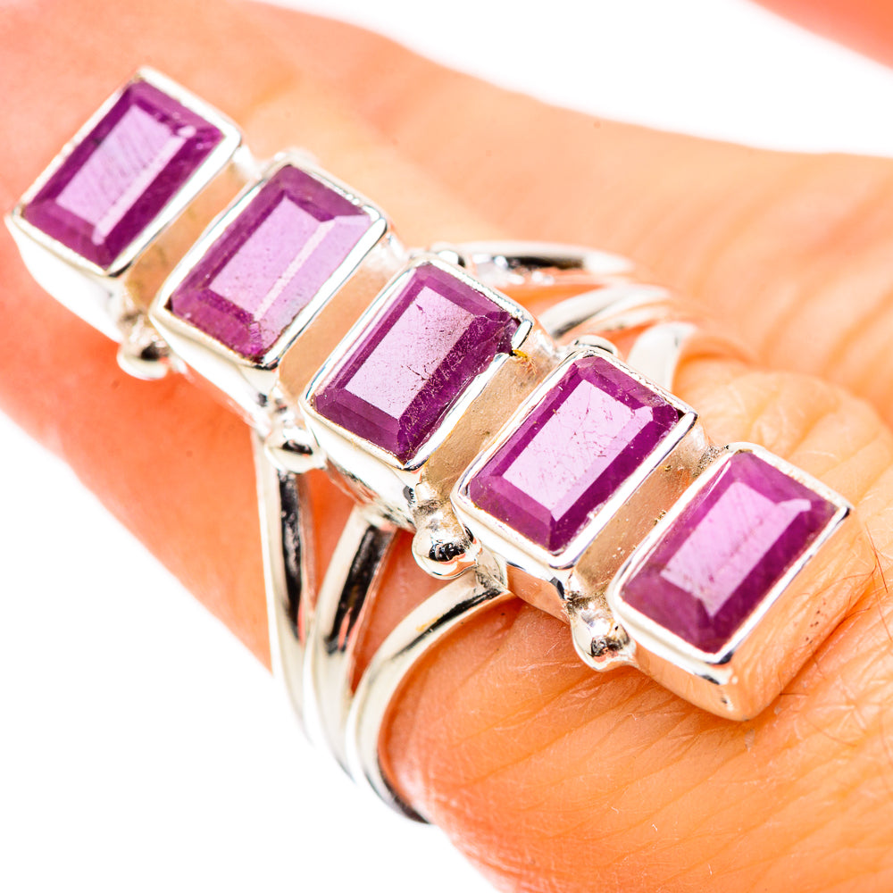 Ruby Rings handcrafted by Ana Silver Co - RING131416