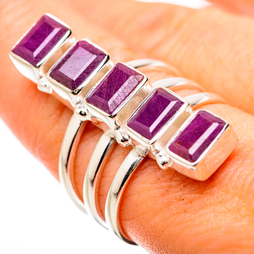 Ruby Rings handcrafted by Ana Silver Co - RING131434