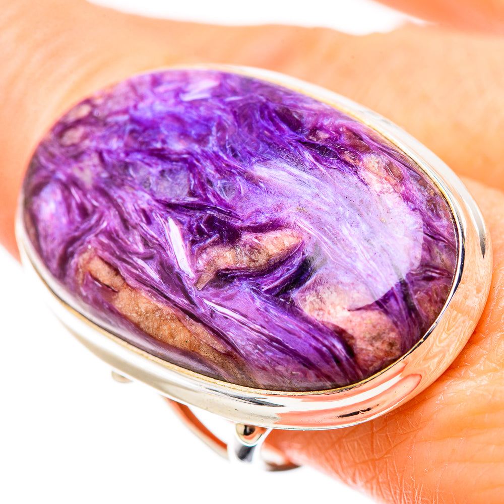 Charoite Rings handcrafted by Ana Silver Co - RING131435