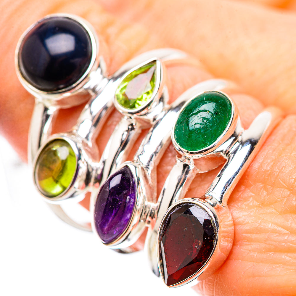 Black Onyx Rings handcrafted by Ana Silver Co - RING131439