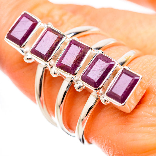 Ruby Rings handcrafted by Ana Silver Co - RING131448