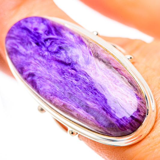 Charoite Rings handcrafted by Ana Silver Co - RING131449