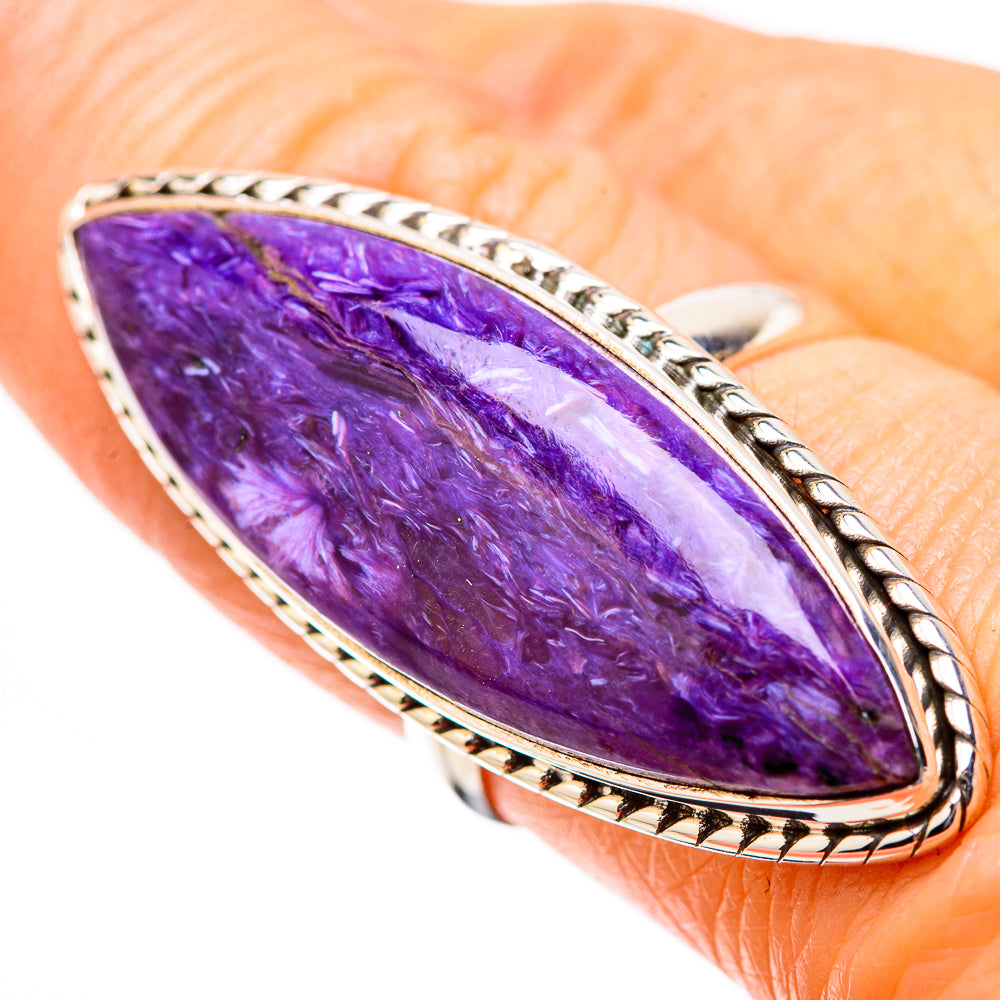 Charoite Rings handcrafted by Ana Silver Co - RING131450