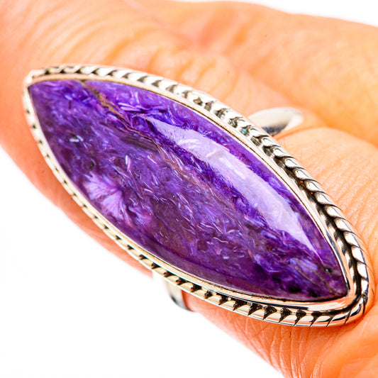 Charoite Rings handcrafted by Ana Silver Co - RING131450