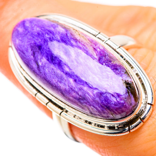Charoite Rings handcrafted by Ana Silver Co - RING131458